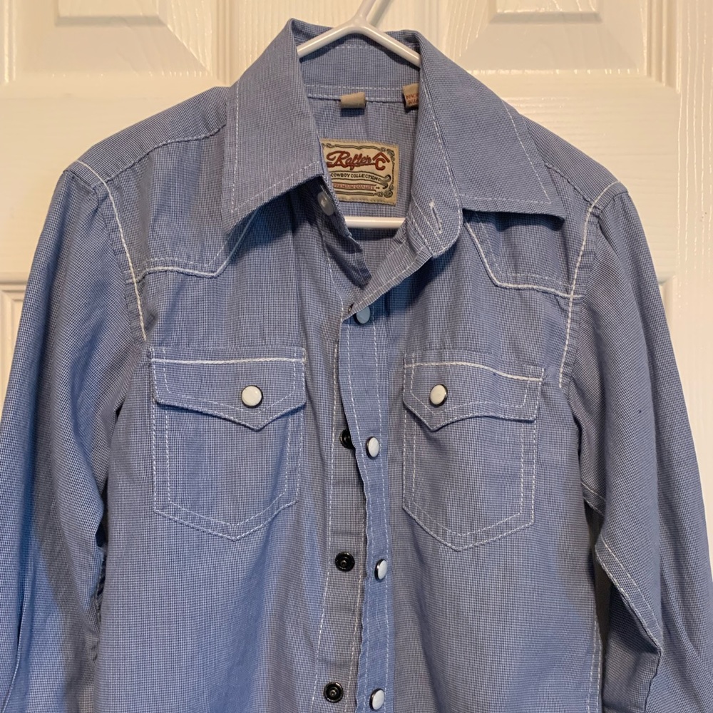 Rafter C long sleeve western boys shirt